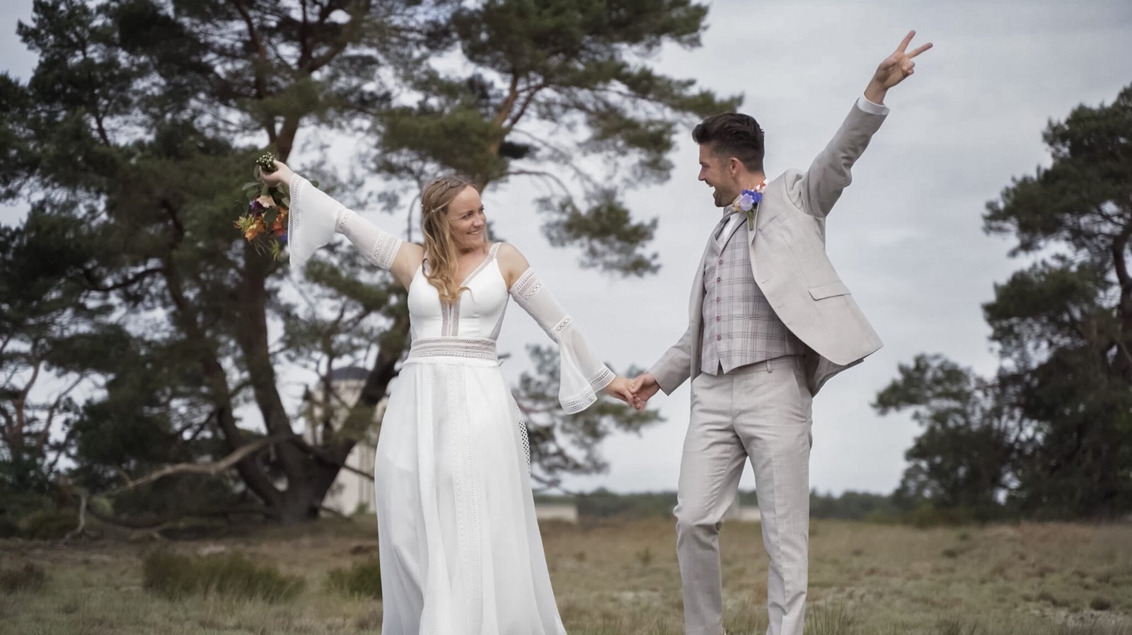 happy married couple